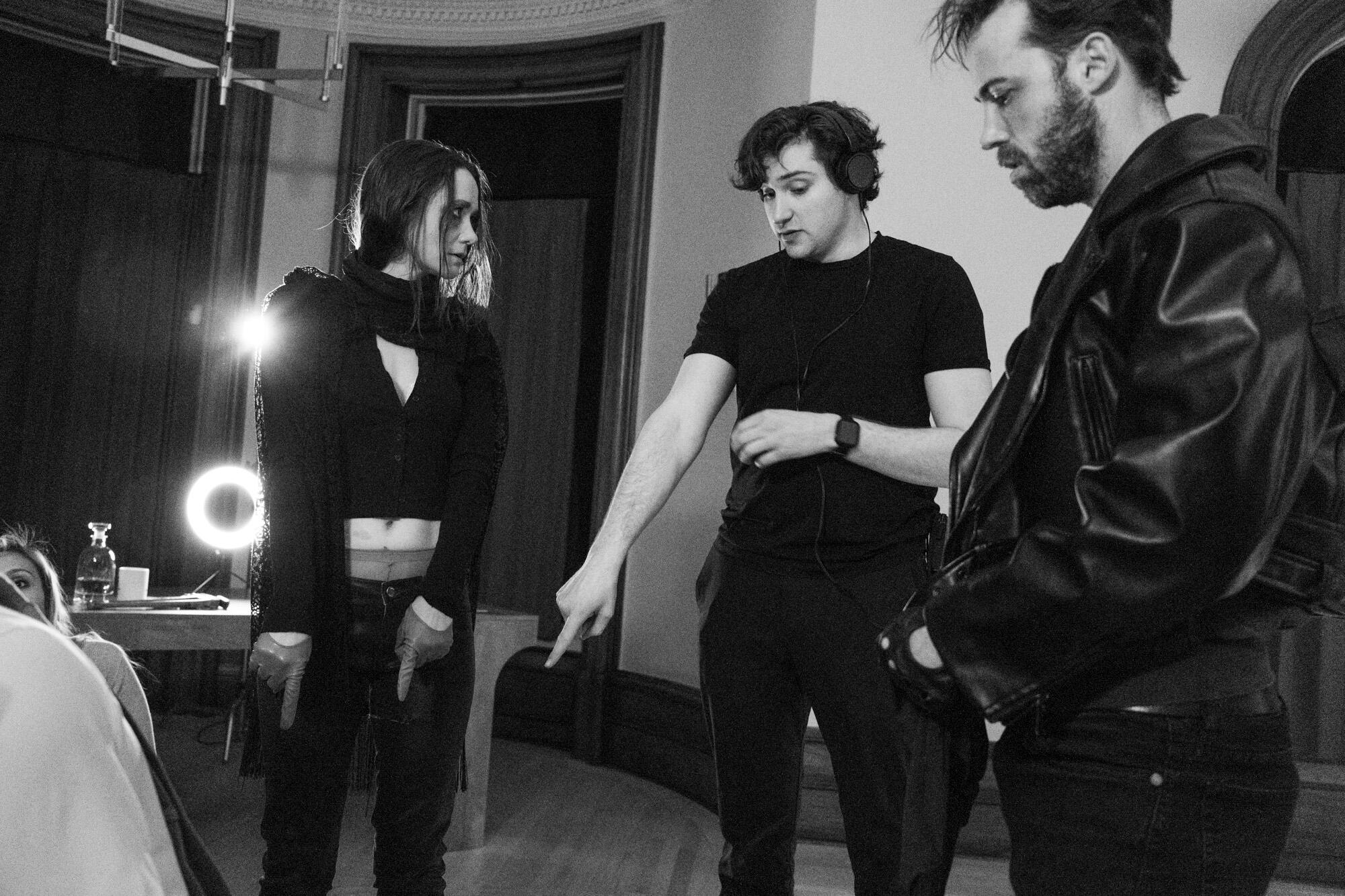 BTS from Five Dollar Wrench Claudia Minor Troyer actor short film